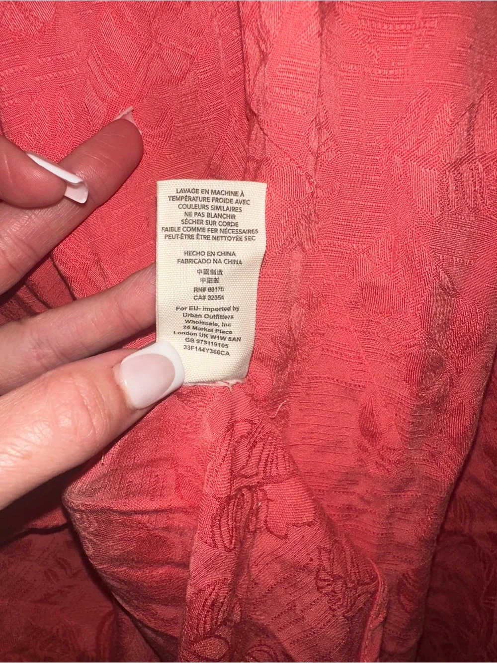 NWT Free People Fiesta Coral Lace Dress